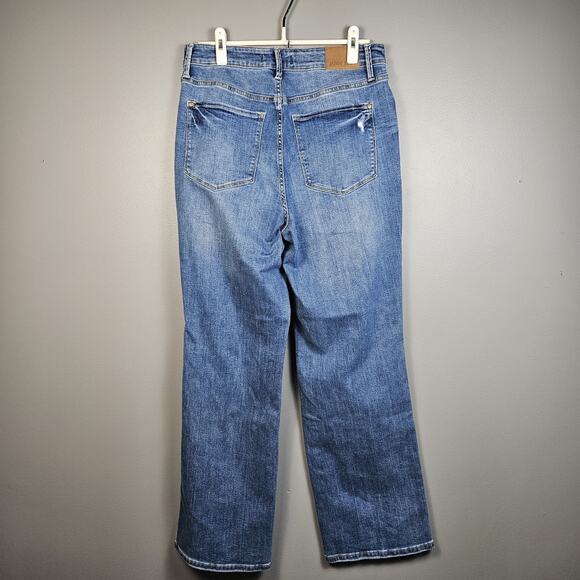 Judy Blue Women's High Rise Tummy Control Solid Five Pocket Straight Jeans 14w - Picture 2 of 7